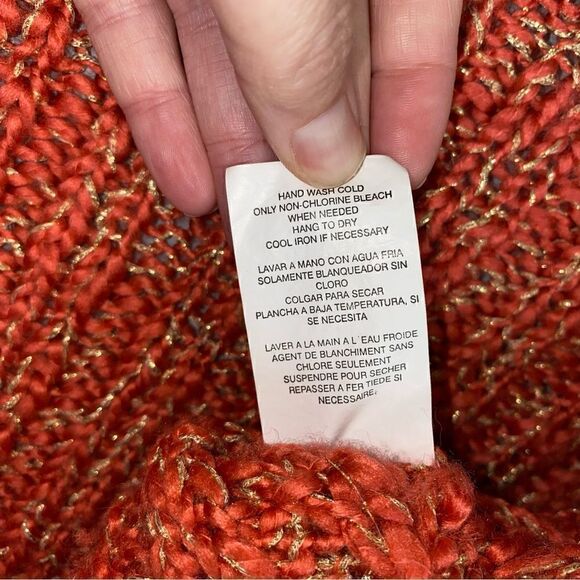 Bebe Wool Blend Open Front Collared Long Sleeve Knit Cropped Cardigan Sweater L - Picture 8 of 9